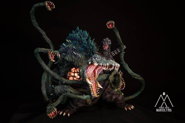 ชมงานเรซิ่นสวย ๆ ของ Godzilla vs Biollante ค่าย Marvix.F Model Studio