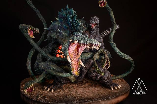 ชมงานเรซิ่นสวย ๆ ของ Godzilla vs Biollante ค่าย Marvix.F Model Studio
