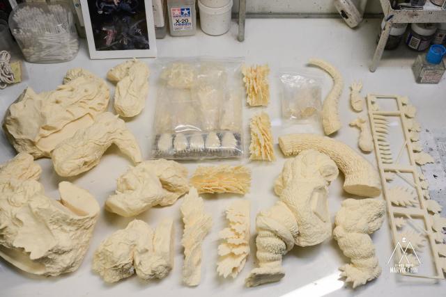 ชมงานเรซิ่นสวย ๆ ของ Godzilla vs Biollante ค่าย Marvix.F Model Studio