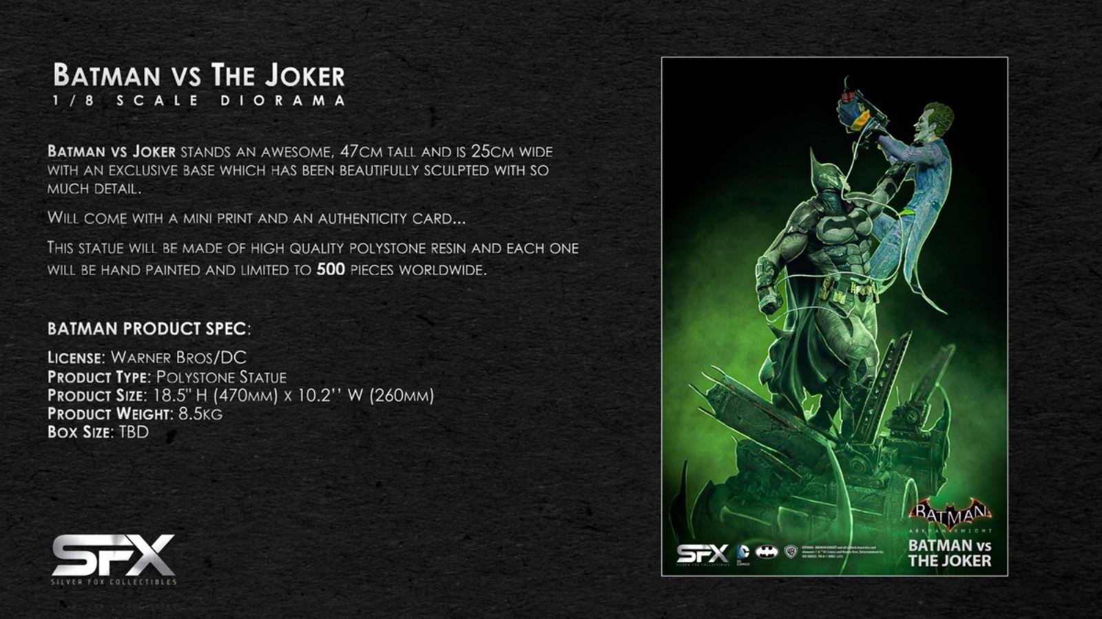 Silver Fox Collectibles กับตัวอย่างสินค้าใหม่ขนาด 1/8