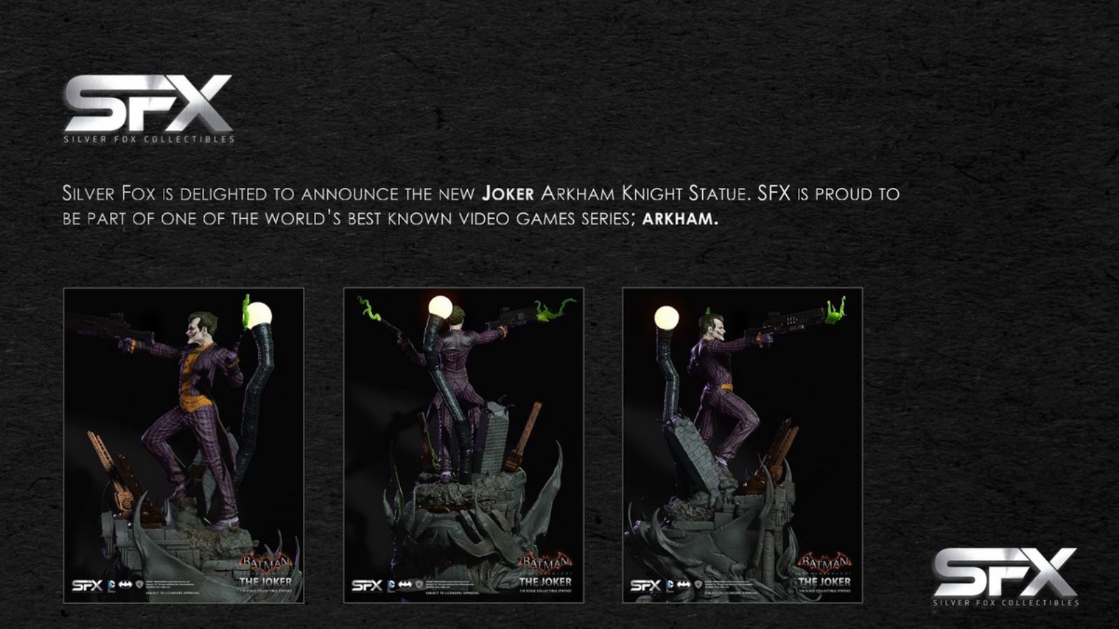 Silver Fox Collectibles กับตัวอย่างสินค้าใหม่ขนาด 1/8