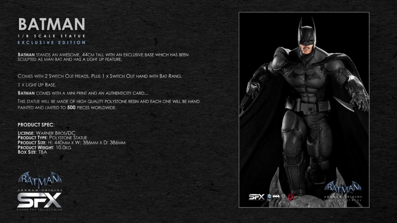 Silver Fox Collectibles กับตัวอย่างสินค้าใหม่ขนาด 1/8