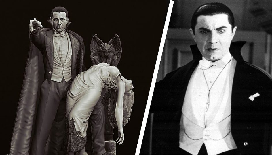 แชร์ภาพต้นแบบซีจีงานปั้น Dracula งาม ๆ จาก Infinite Statue