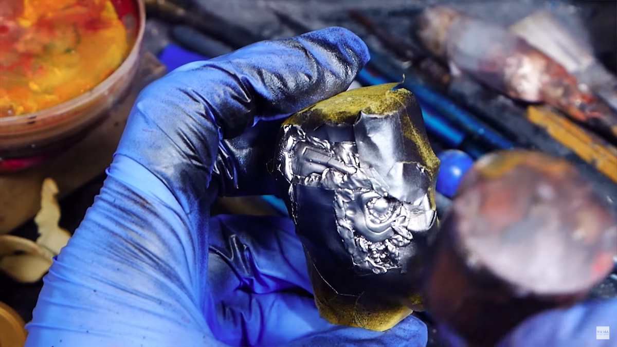 ดูขั้นตอนการปั้นและลงสี Terminator Battle Damages Ver แบบมืออาชีพ