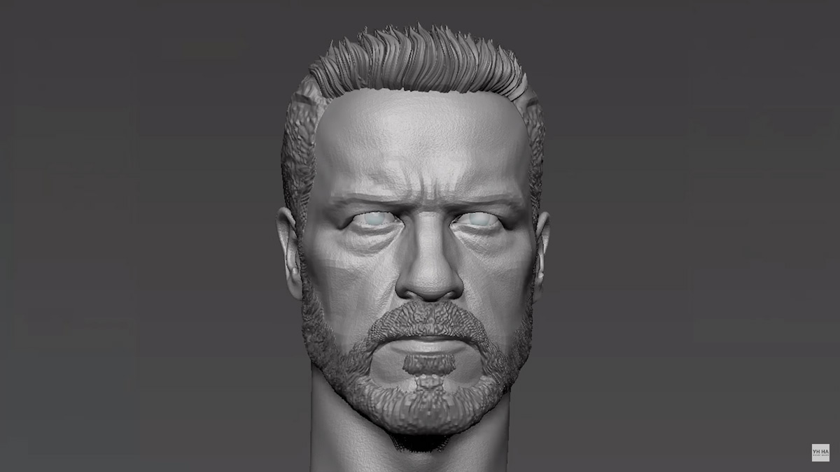 ดูขั้นตอนการปั้นและลงสี Terminator Battle Damages Ver แบบมืออาชีพ