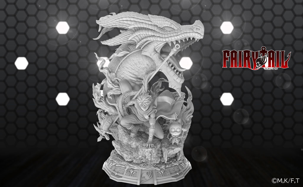 ฮิโระ มาชิม่า เผยงานปั้น statue ใหม่จากการ์ตูน Fairy Tail