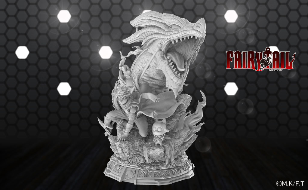 ฮิโระ มาชิม่า เผยงานปั้น statue ใหม่จากการ์ตูน Fairy Tail
