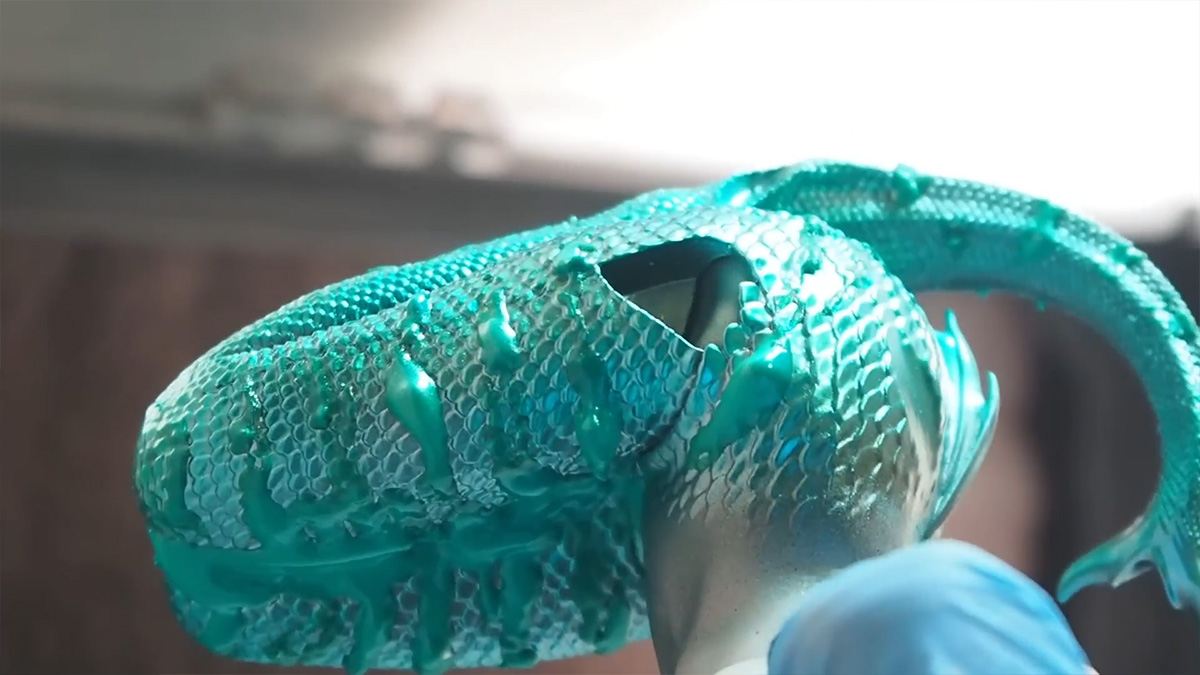 ขั้นตอนงานเพ๊นท์เรซิ่น Little Mermaid สวย ๆ โดย Karinto painting