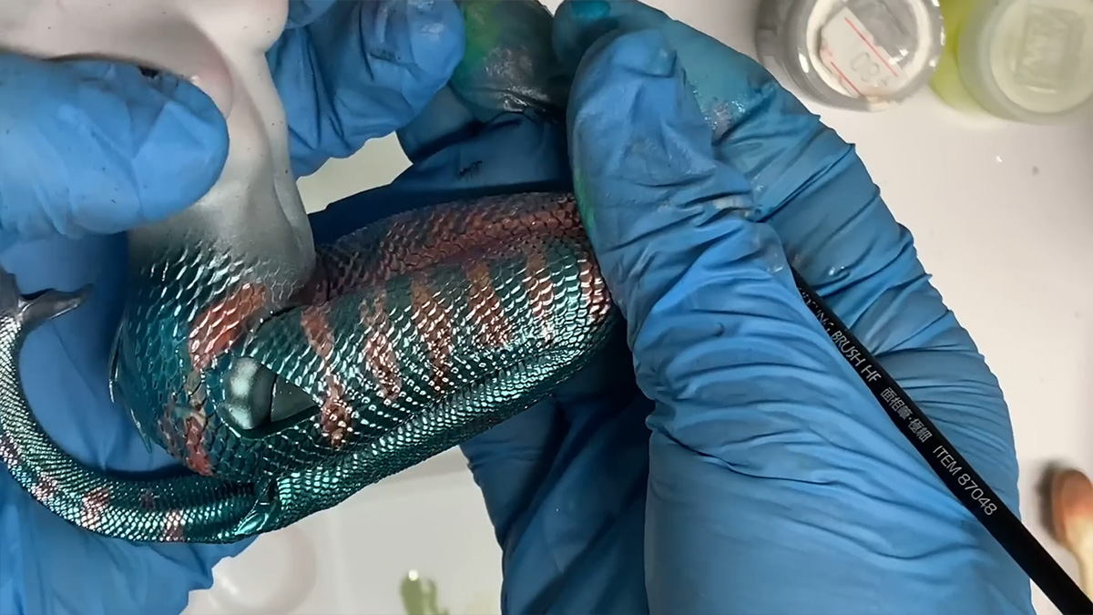 ขั้นตอนงานเพ๊นท์เรซิ่น Little Mermaid สวย ๆ โดย Karinto painting