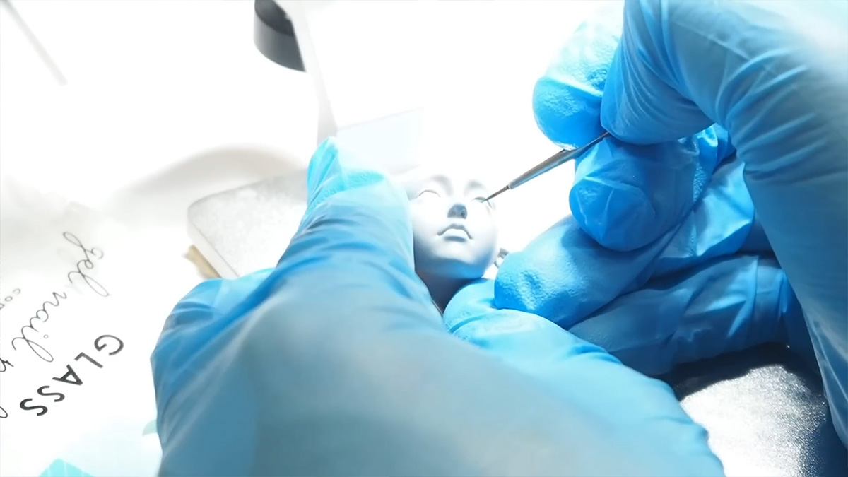 ขั้นตอนงานเพ๊นท์เรซิ่น Little Mermaid สวย ๆ โดย Karinto painting