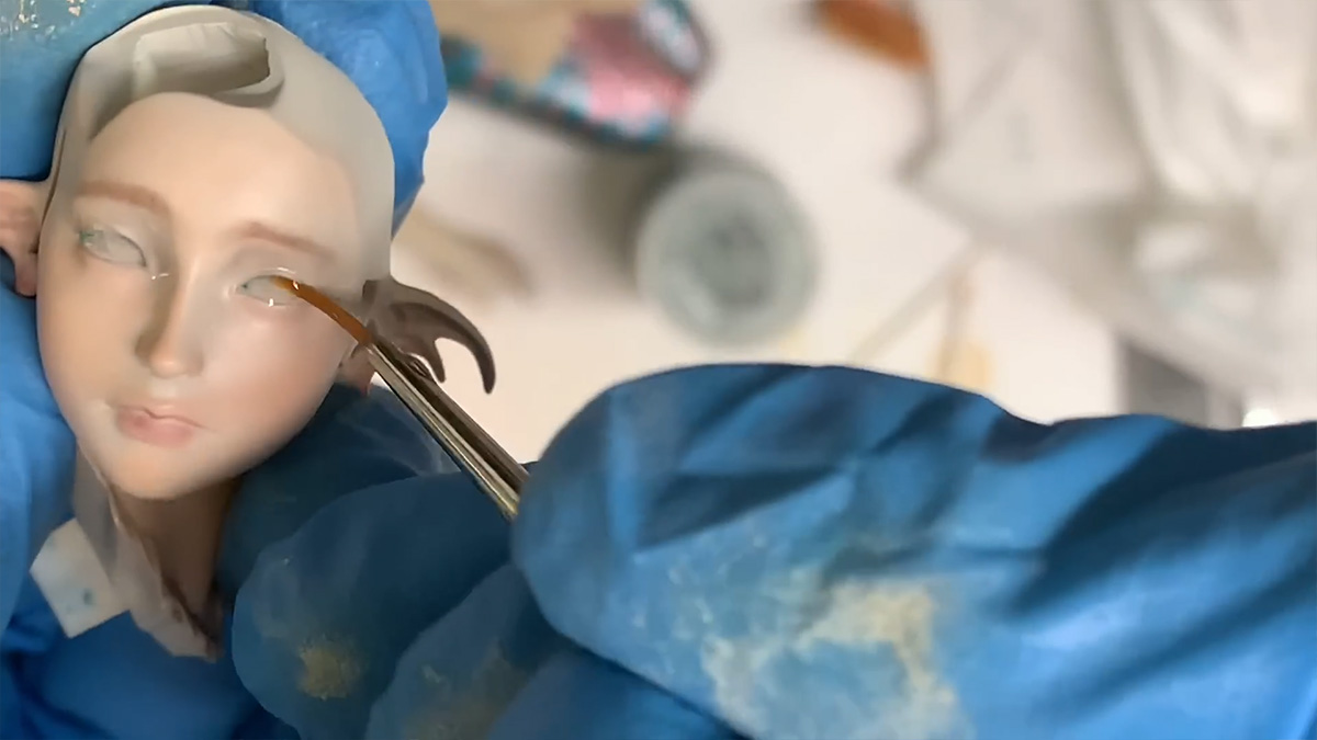 ขั้นตอนงานเพ๊นท์เรซิ่น Little Mermaid สวย ๆ โดย Karinto painting