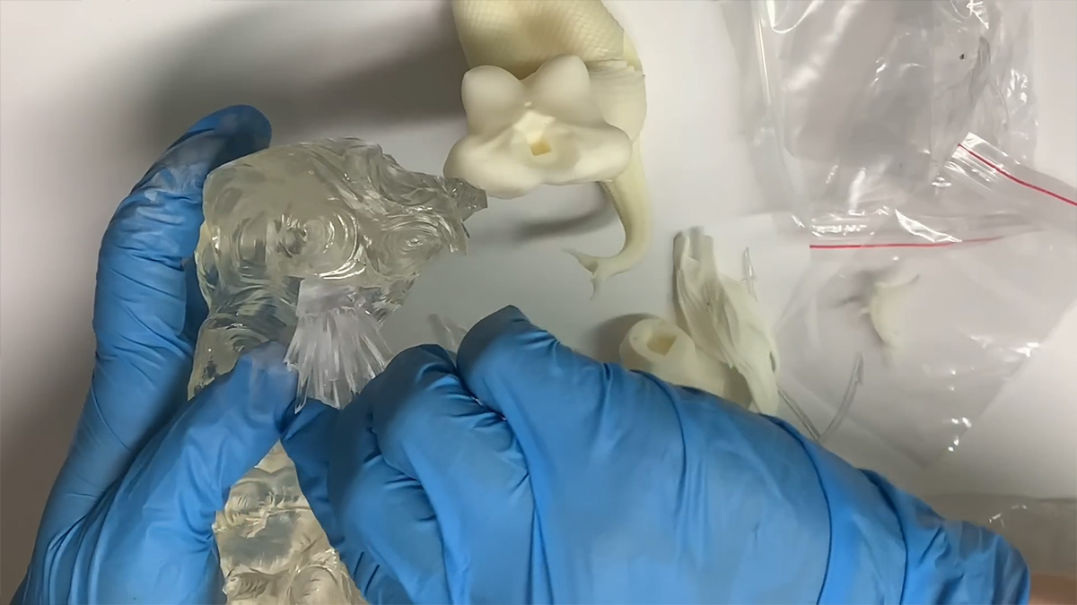 ขั้นตอนงานเพ๊นท์เรซิ่น Little Mermaid สวย ๆ โดย Karinto painting