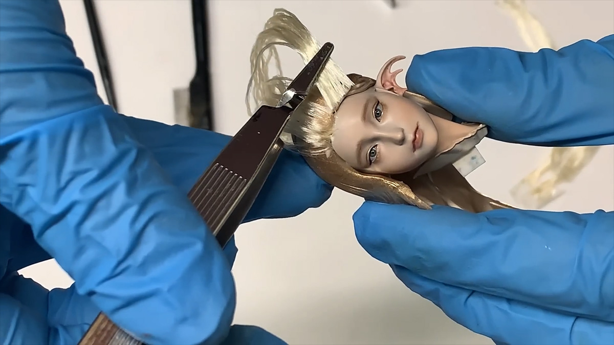 ขั้นตอนงานเพ๊นท์เรซิ่น Little Mermaid สวย ๆ โดย Karinto painting