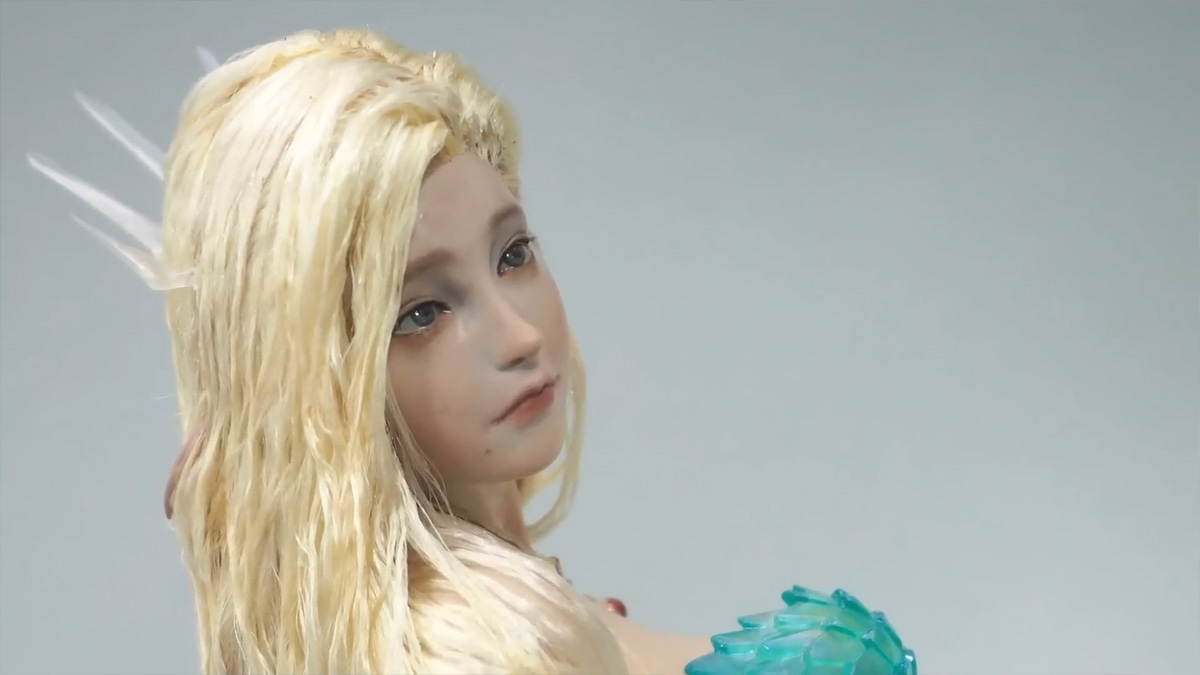 ขั้นตอนงานเพ๊นท์เรซิ่น Little Mermaid สวย ๆ โดย Karinto painting