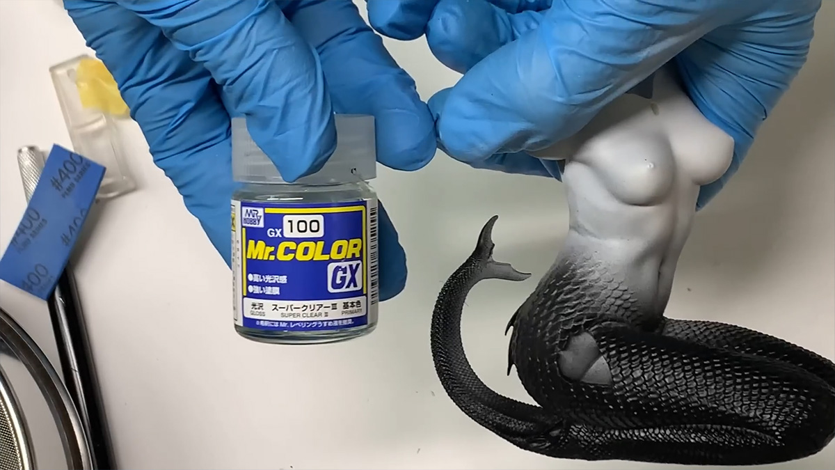 ขั้นตอนงานเพ๊นท์เรซิ่น Little Mermaid สวย ๆ โดย Karinto painting