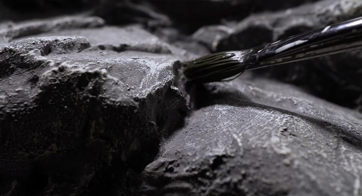 ชมขั้นตอนการสร้างไดโอรามาสวย ๆ Two-Headed Scorpion Guards an old palace