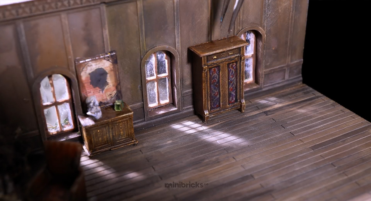 ชมขั้นตอนการสร้างไดโอรามาสวย ๆ Two-Headed Scorpion Guards an old palace