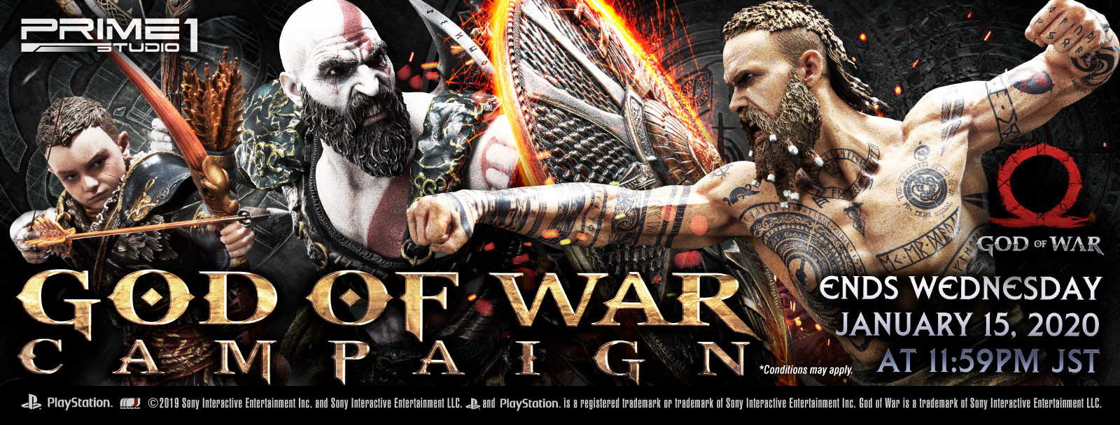 เปิดตัวสุดยิ่งใหญ่ กับงานปั้น God Of War - Kratos & Atreus แห่งค่าย Prime1Studio