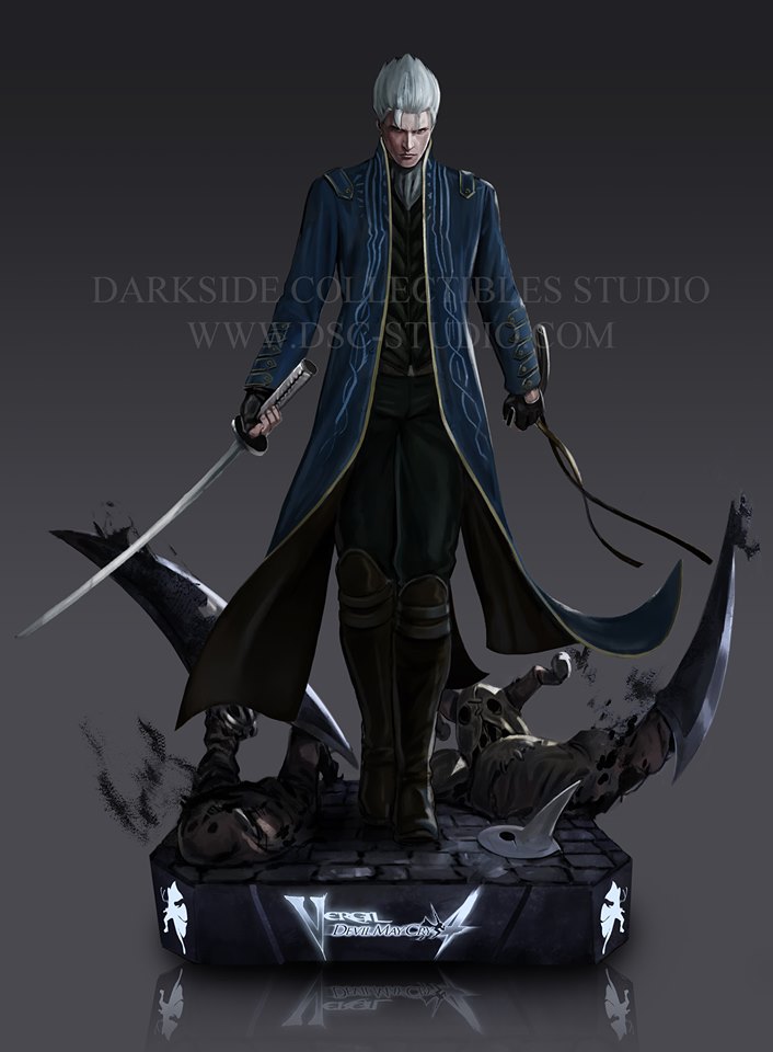 Darkside Collectibles Studio เผยภาพคอนเซ็ปท์ Vergil จากเกม Devil May Cry