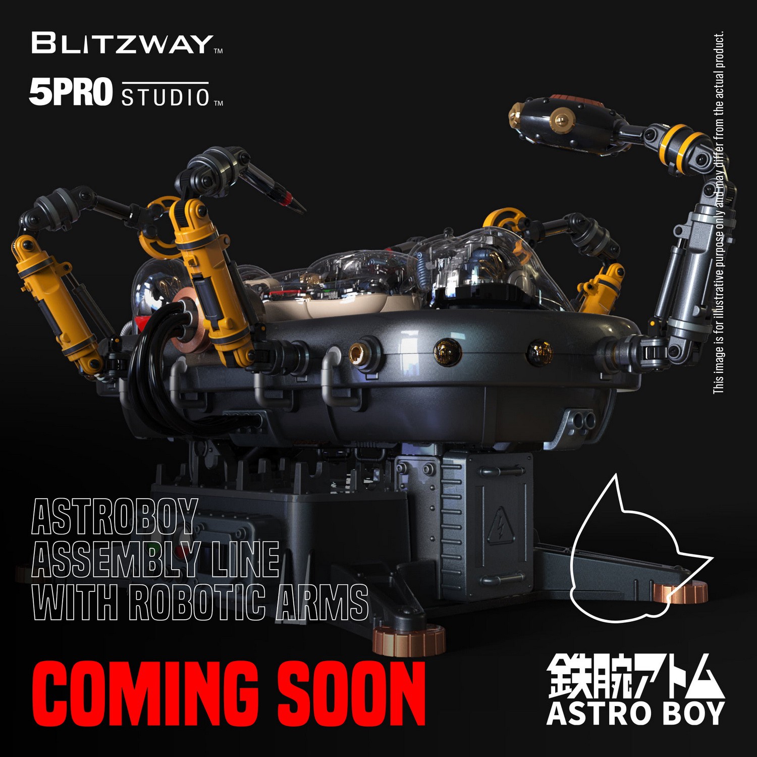 งานปั้นสวย ๆ กับฉากประกอบหุ่นเจ้าหนูอะตอมของ Blitzway x 5PRO studio