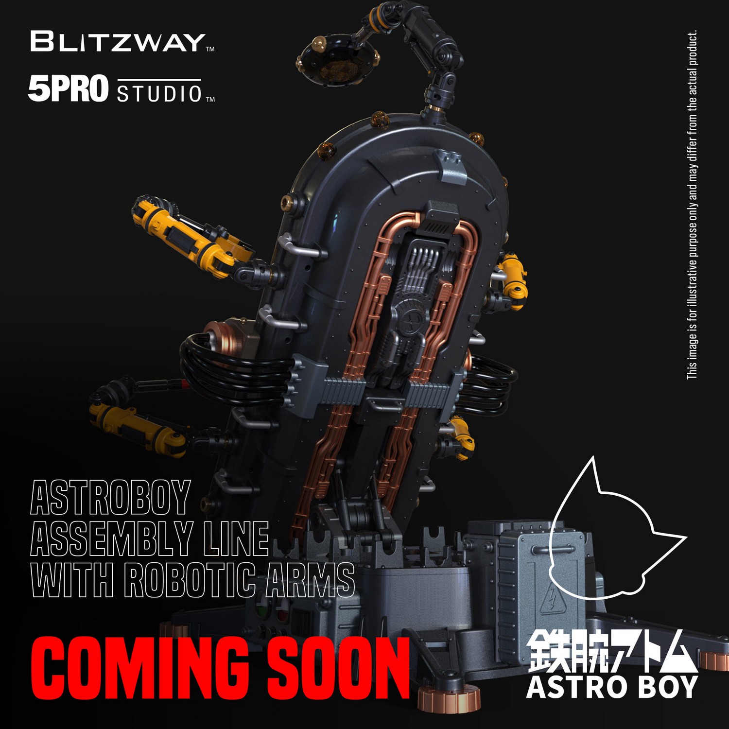 งานปั้นสวย ๆ กับฉากประกอบหุ่นเจ้าหนูอะตอมของ Blitzway x 5PRO studio