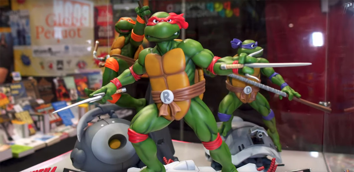 ภาพถ่ายสินค้าของ PCS Collectibles จากงาน New York Comic Con 2019