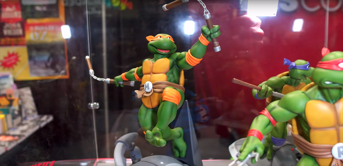 ภาพถ่ายสินค้าของ PCS Collectibles จากงาน New York Comic Con 2019