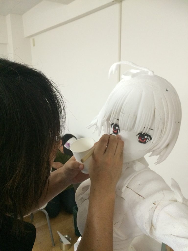 มาดูเบื้องหลังงานปั้นขนาดเท่าตัวจริงของ Mumei กันเถอะ