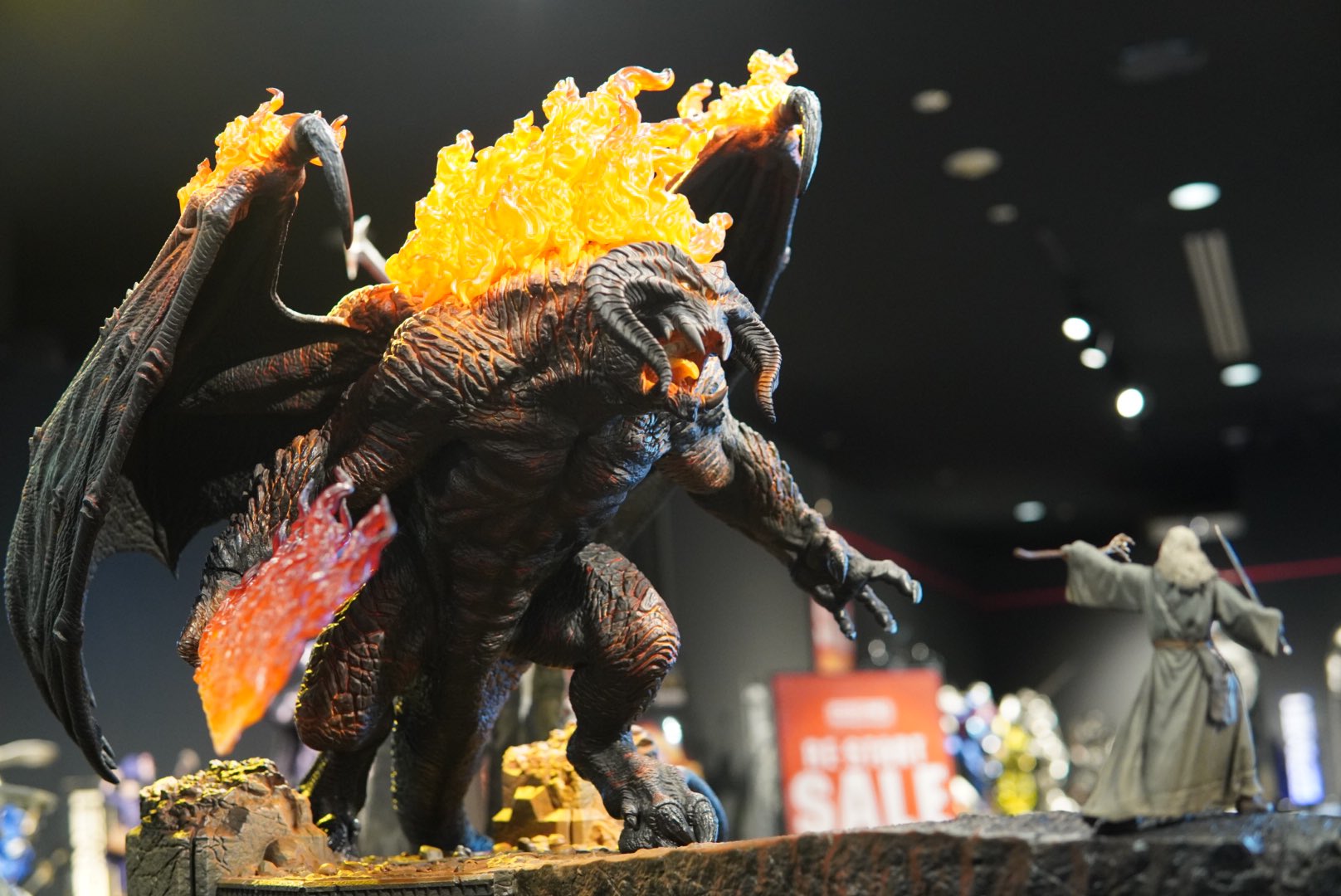 ภาพถ่ายจริง The Lord of the Rings - Gandalf versus Balrog