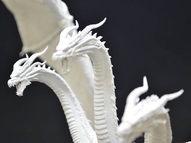 ต้นแบบงานปั้นสวย ๆ ของ King Ghidorah จากภาพยนต์ Godzilla ภาค 2