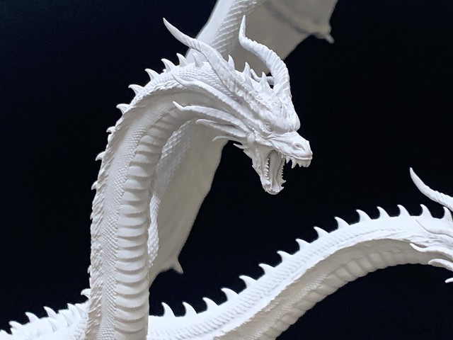 ต้นแบบงานปั้นสวย ๆ ของ King Ghidorah จากภาพยนต์ Godzilla ภาค 2