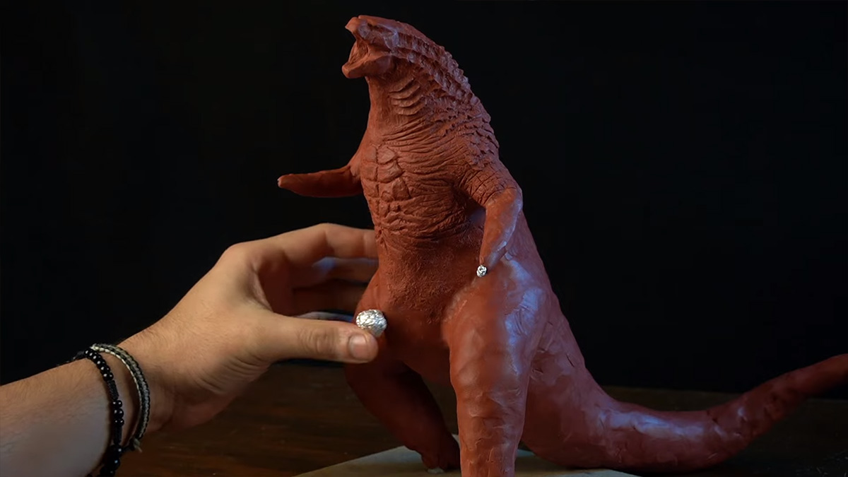 ชมการปั้นแบบสดแบบเทพ ๆ กับ GODZILLA VS KING KONG