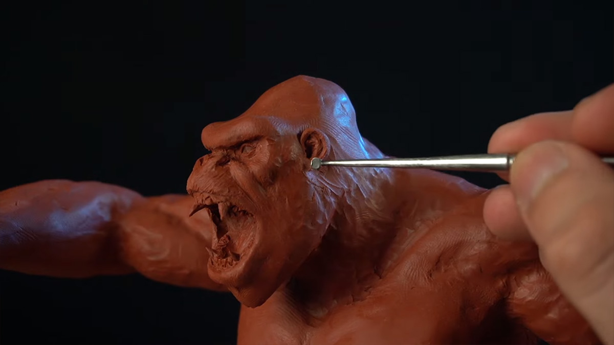 ชมการปั้นแบบสดแบบเทพ ๆ กับ GODZILLA VS KING KONG