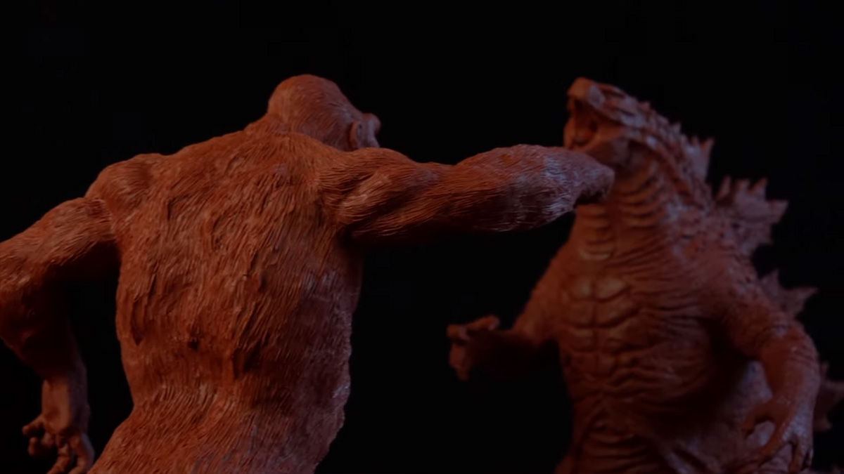 ชมการปั้นแบบสดแบบเทพ ๆ กับ GODZILLA VS KING KONG