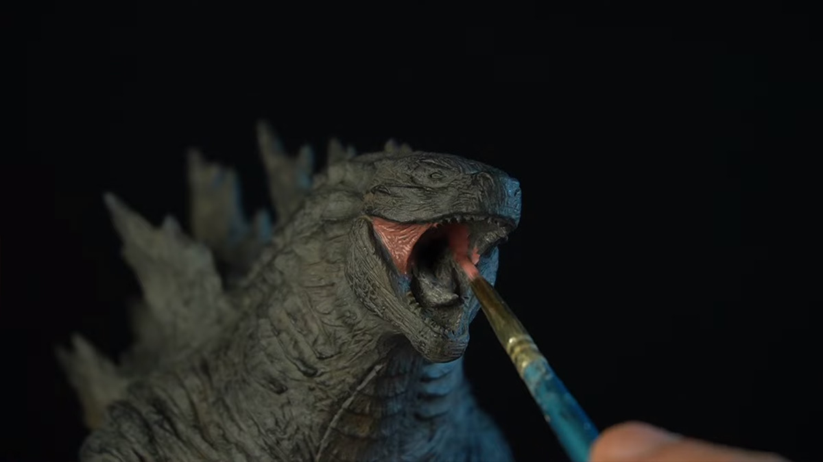 ชมการปั้นแบบสดแบบเทพ ๆ กับ GODZILLA VS KING KONG