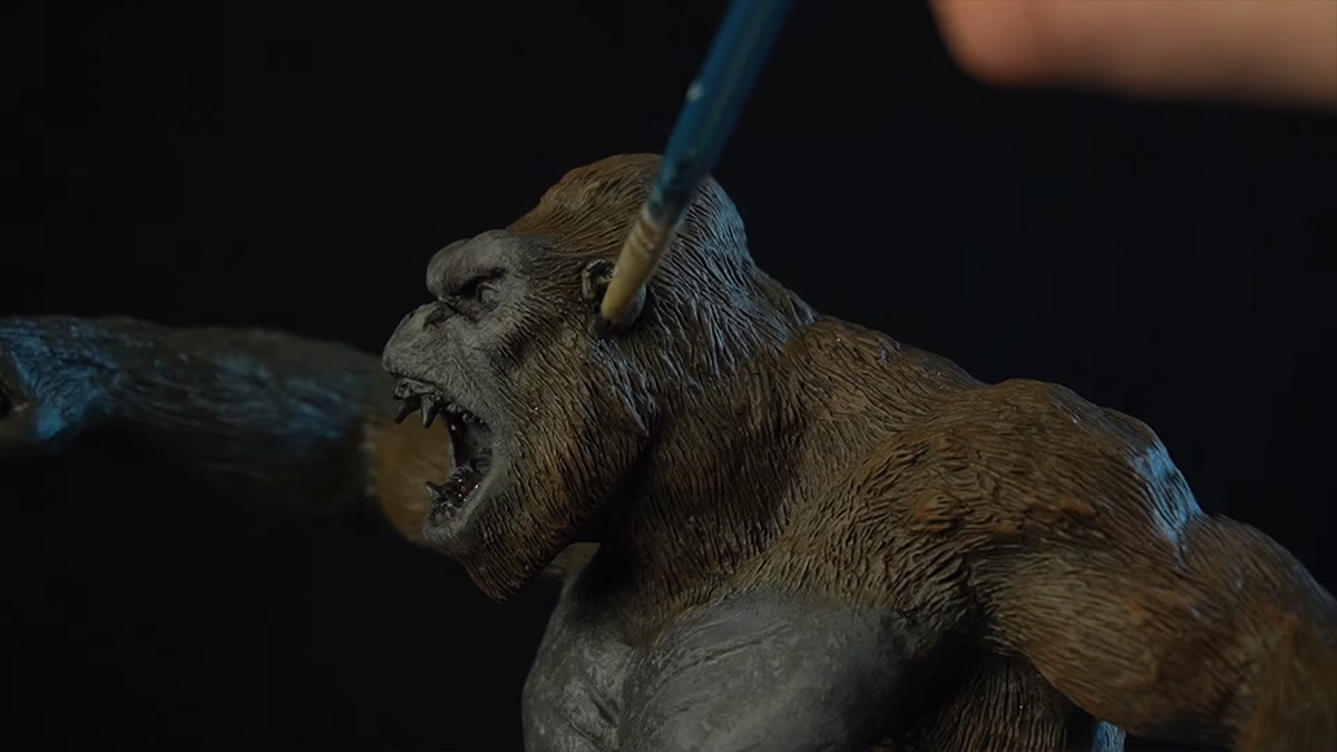 ชมการปั้นแบบสดแบบเทพ ๆ กับ GODZILLA VS KING KONG