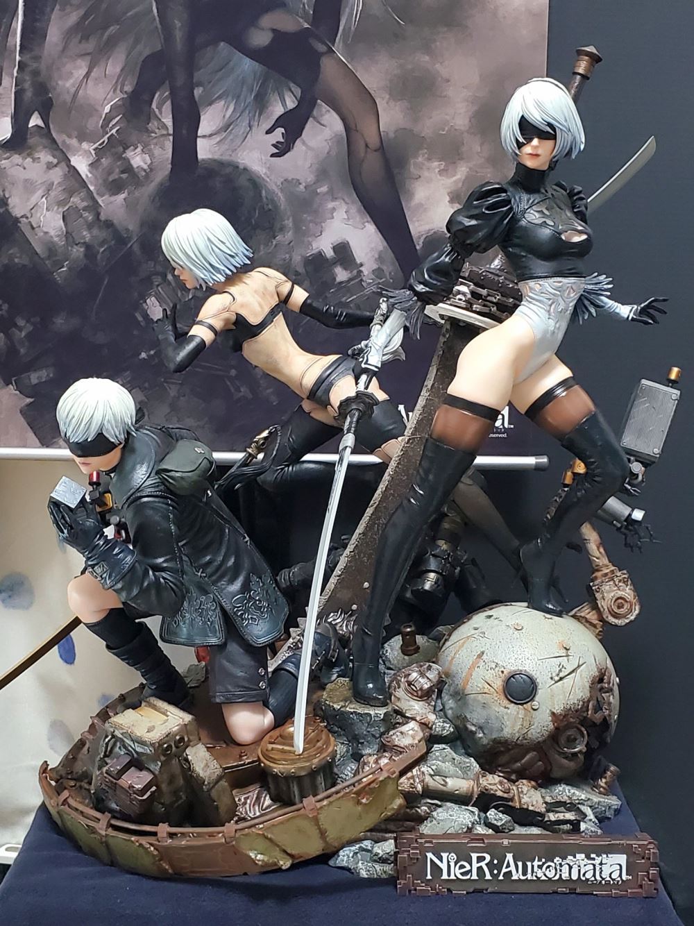 แกะกล่องพร้อมภาพรีวิวงาม ๆ Nier Automata ค่าย Prime1Studio