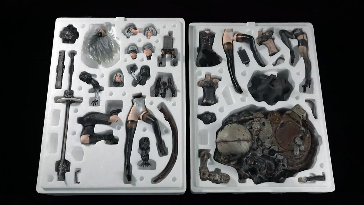 แกะกล่องพร้อมภาพรีวิวงาม ๆ Nier Automata ค่าย Prime1Studio