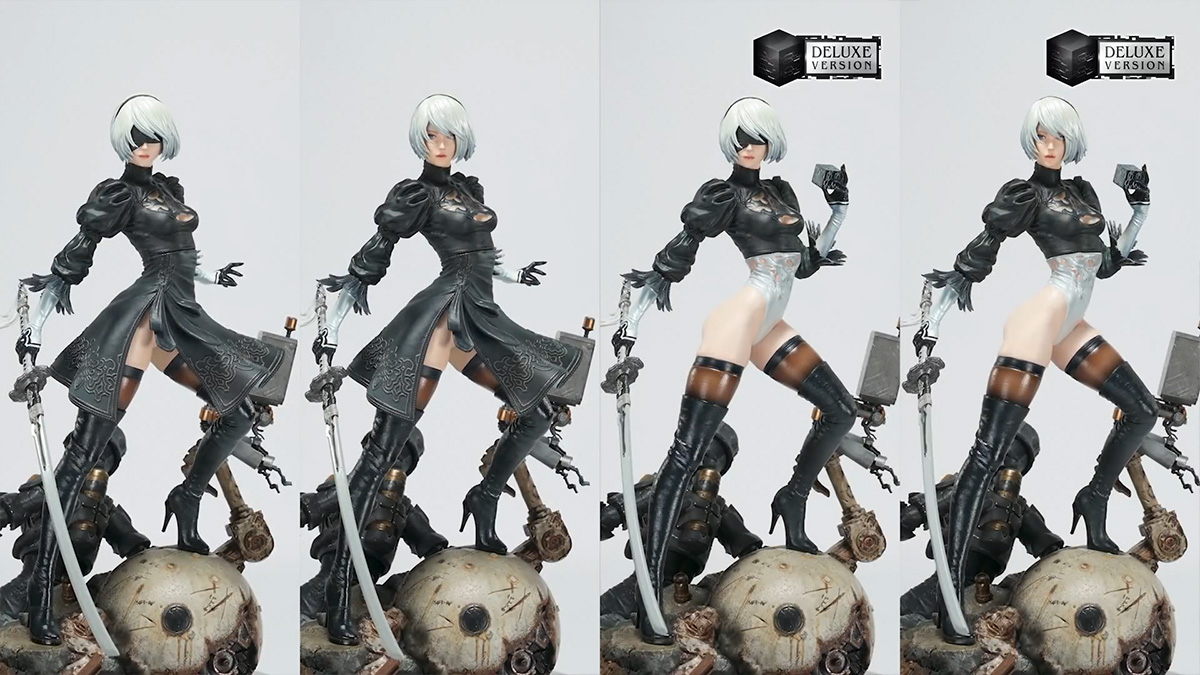แกะกล่องพร้อมภาพรีวิวงาม ๆ Nier Automata ค่าย Prime1Studio