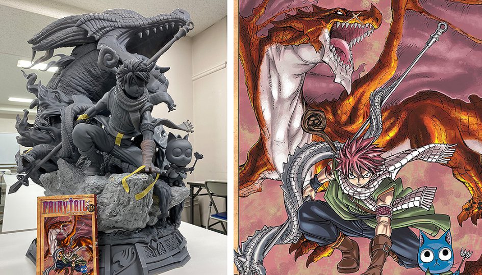 ฮิโระ มาชิม่า เผยงานปั้น statue ใหม่จากการ์ตูน Fairy Tail