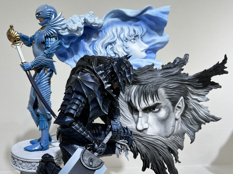 แคปมาโดยเฉพาะกับงานปั้น Berserk Guts & Griffith ค่าย Prime1Studio