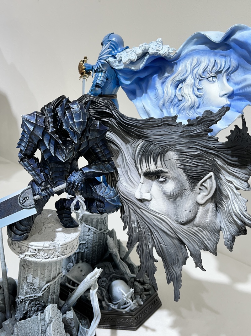 แคปมาโดยเฉพาะกับงานปั้น Berserk Guts & Griffith ค่าย Prime1Studio