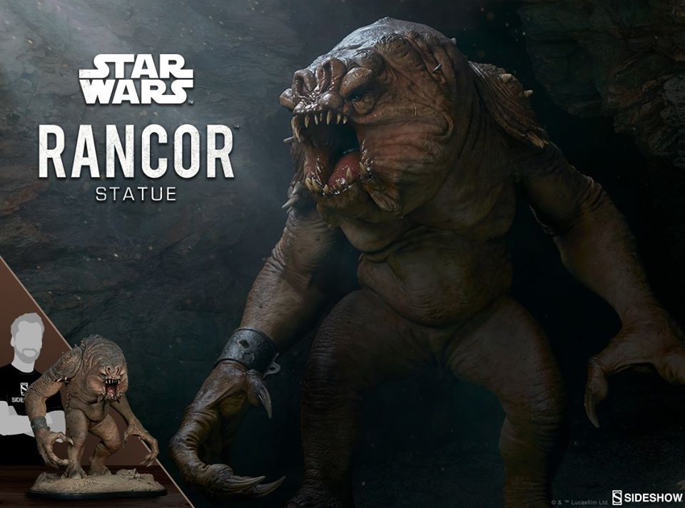 Sideshow เผยภาพแรก Rancor งานปั้น Statue จากภาพยนต์ Star Wars Return of the Jedi