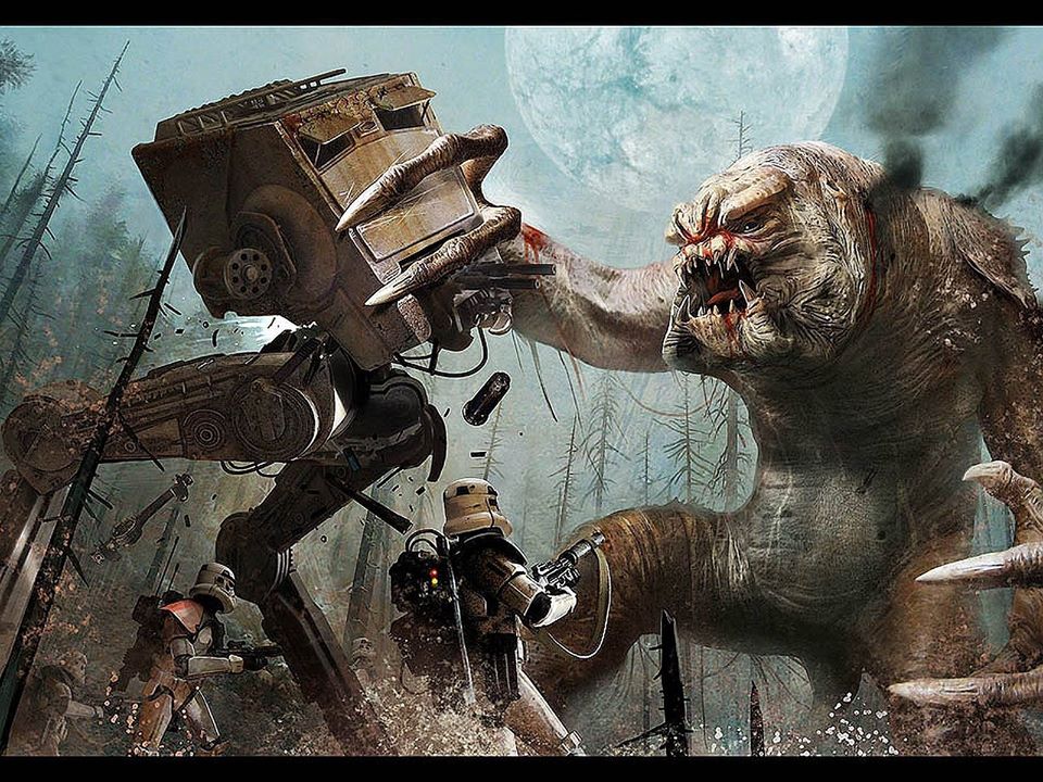 Sideshow เผยภาพแรก Rancor งานปั้น Statue จากภาพยนต์ Star Wars Return of the Jedi