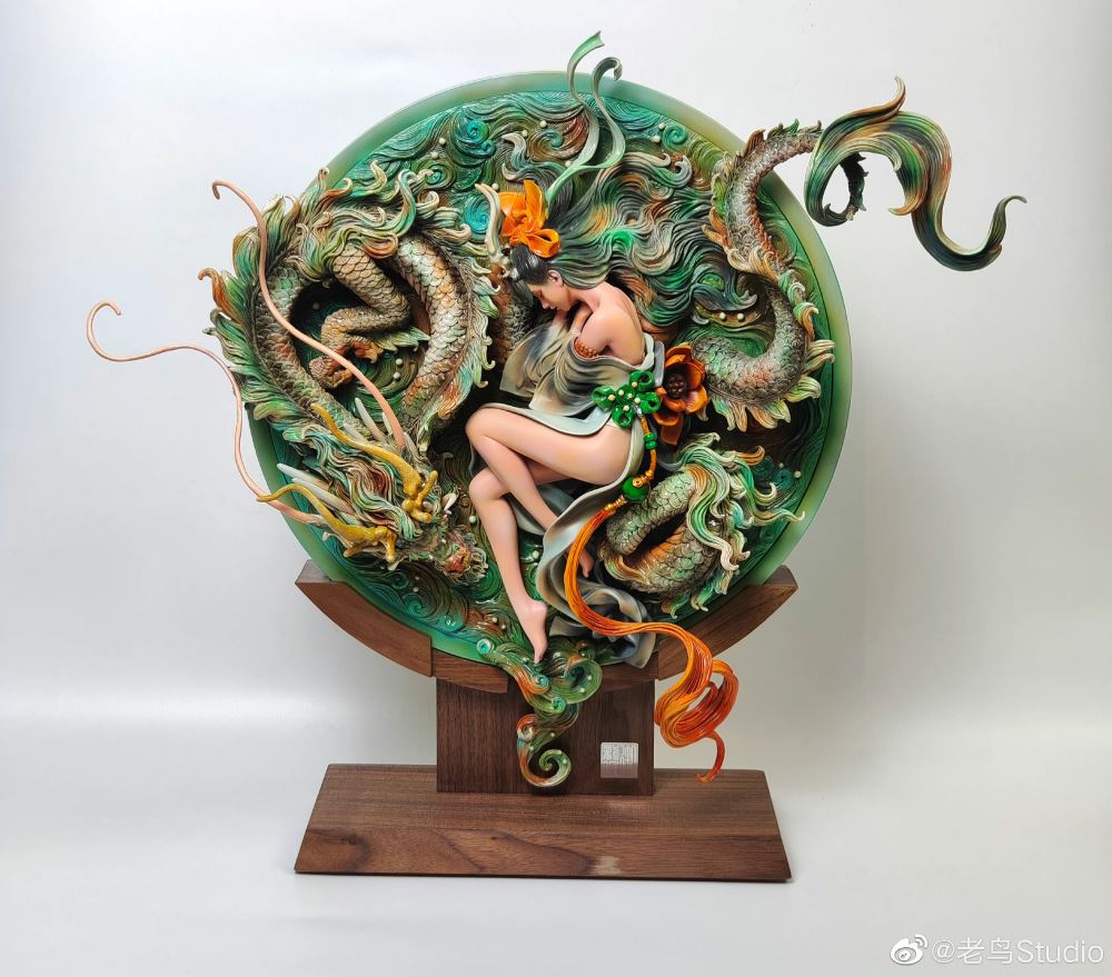 แชร์ภาพงานเพ๊นสวย ๆ Sleeping Dragon