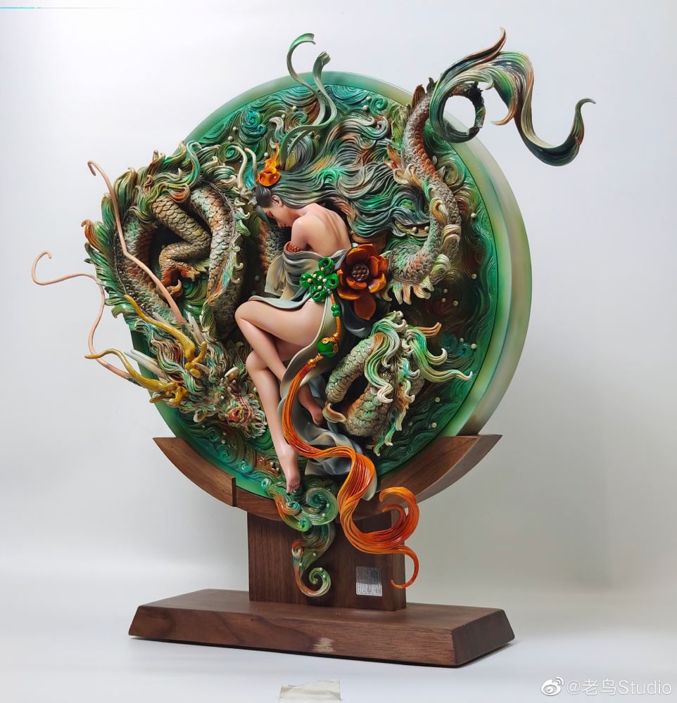 แชร์ภาพงานเพ๊นสวย ๆ Sleeping Dragon