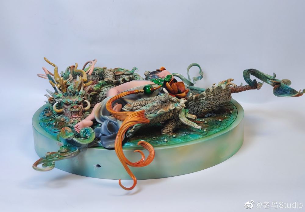 แชร์ภาพงานเพ๊นสวย ๆ Sleeping Dragon