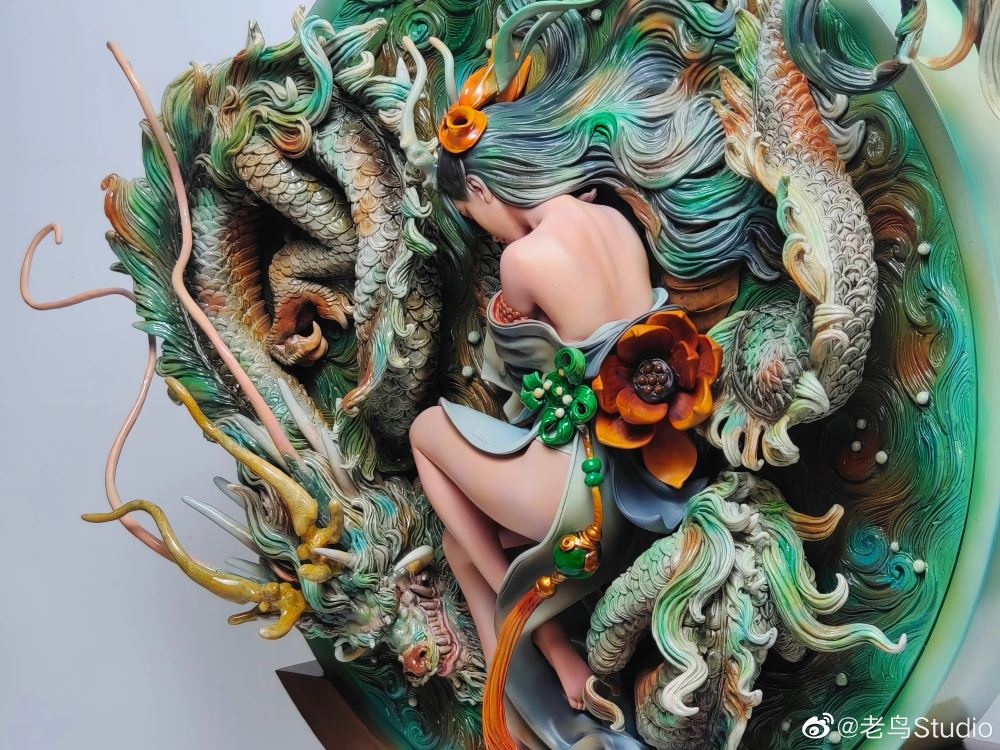 แชร์ภาพงานเพ๊นสวย ๆ Sleeping Dragon