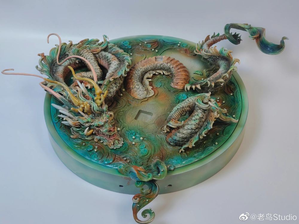 แชร์ภาพงานเพ๊นสวย ๆ Sleeping Dragon