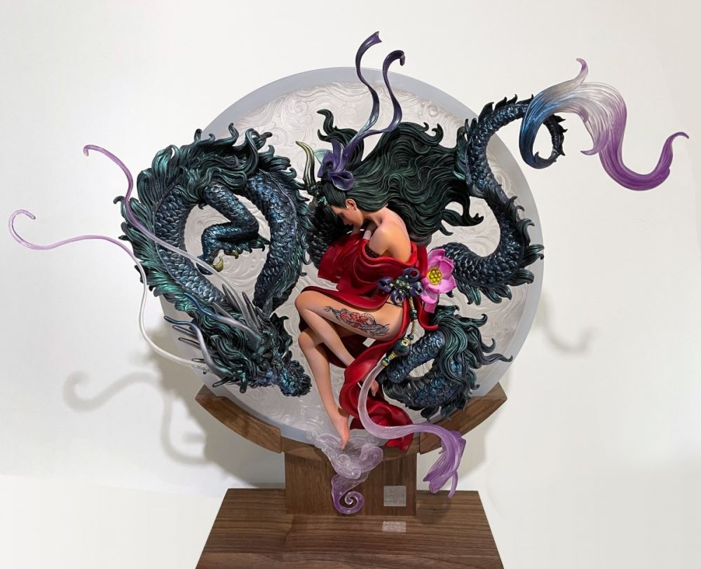 แชร์ภาพงานเพ๊นสวย ๆ Sleeping Dragon